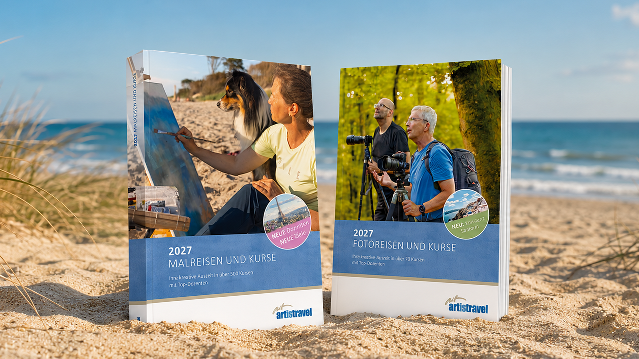 Mal- und Fotoreisekatalog 2027